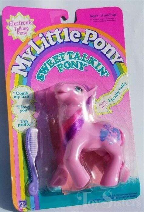 Vintage My Little Pony Sweet Talkin Chatterbox Toy Sisters