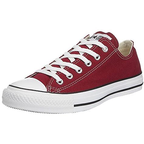 Converse M9691c 100 Unisex Chuck Taylor All Star Low Top Shoes Maroon