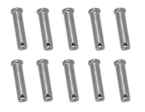 10 Clevis Pins Securing Fasteners For R Clips Split Pins Dia 6mm L
