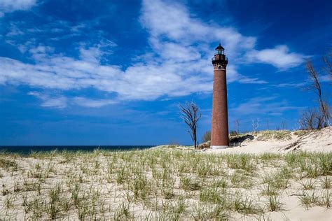 Little Sable Point Lighthouse Mears Mi By Jack R Perry Lighthouse