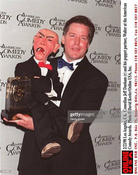 Los Angeles Ca Comedian Jeff Dunham And His Puppet Partner Walter