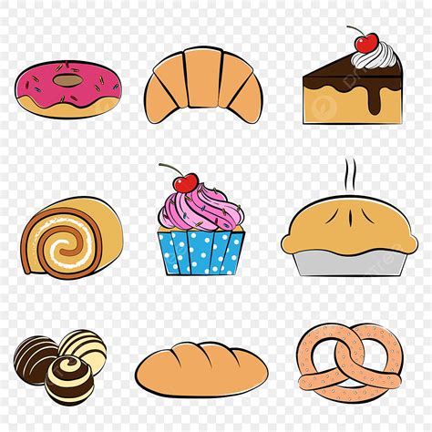Pastry Clipart Transparent Background Pastries And Desserts Collection