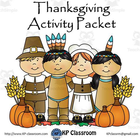 Thanksgiving Activity Packet And Worksheets By Teach Simple