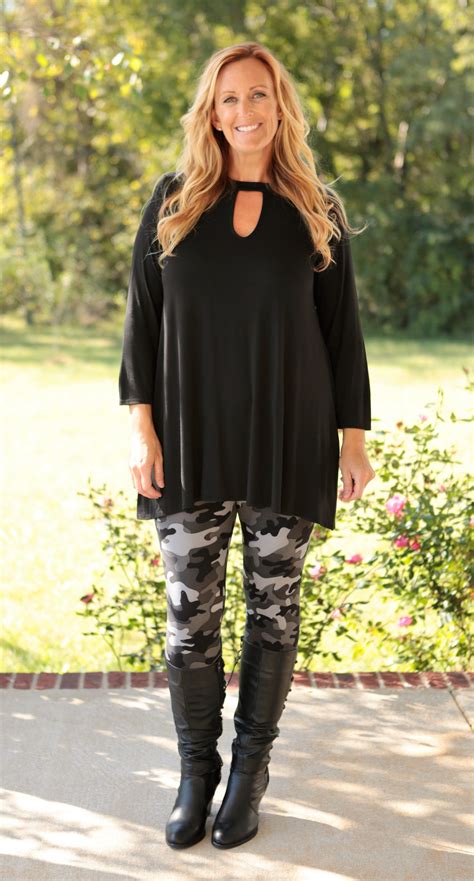 Curvy Key Hole Tunic Available In Several Colors Comfy Outfits
