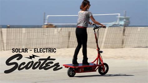 Solar Electric Scooter When You Wish Solar Electric Electric
