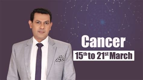 Venus and the sun will bring major changes in your social and career engagements. Cancer Weekly horoscope 15th March to 21st March 2021 ...