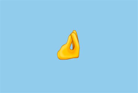 Italian Hand Gestures Pinched Fingers Emoji Meaning L