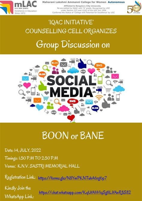 Group Discussion on Social Media - Boon or Bane