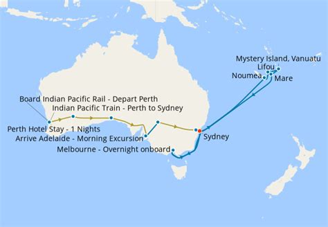 Indian Pacific Rail Fr Perth To Sydney The Melbourne Cup And South