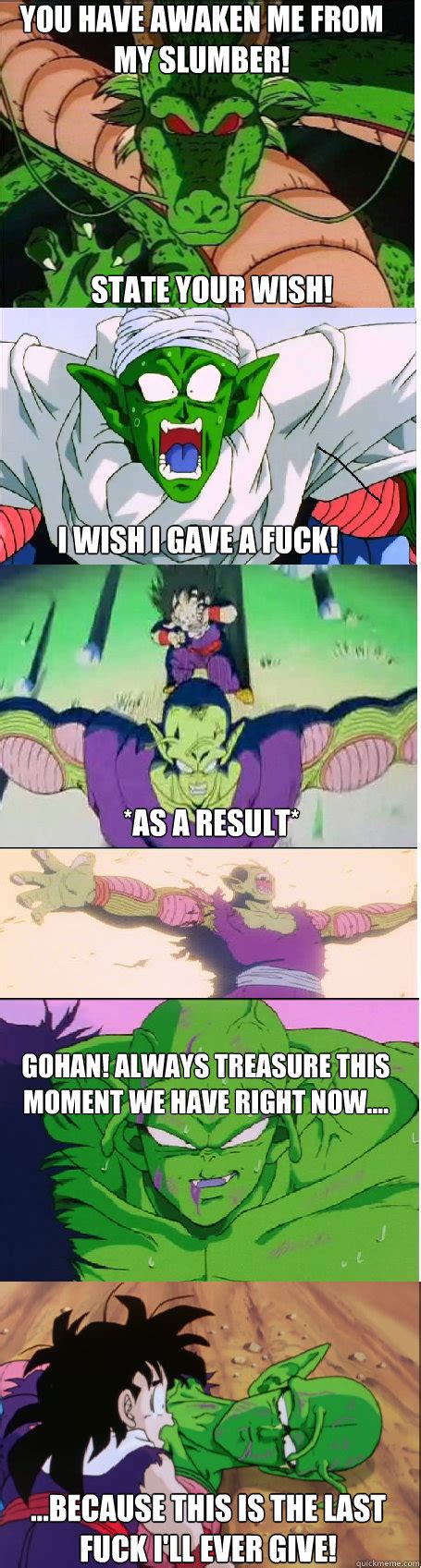 Planet namek) is a planet in a trinary star system2 located at coordinates 9045xy within the universe 7.3 it is the home planet of the nameless namekian, and dende, along with other namekians. Image result for piccolo meme | Memes, Piccolo, In this moment