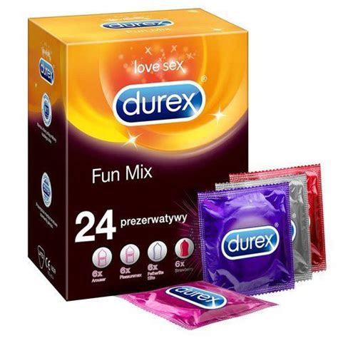 Durex Fun Explosion Mix Prezerwatywy 24 Sztuki Cena Opinie Wskazania
