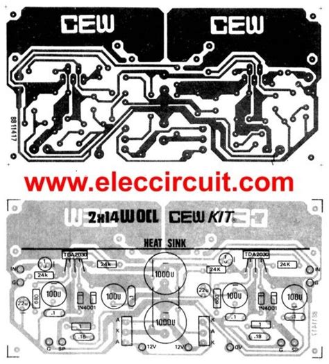 Buy ic tda2030 from win source. TDA2030 stereo amplifier circuit with PCB - ElecCircuit.com