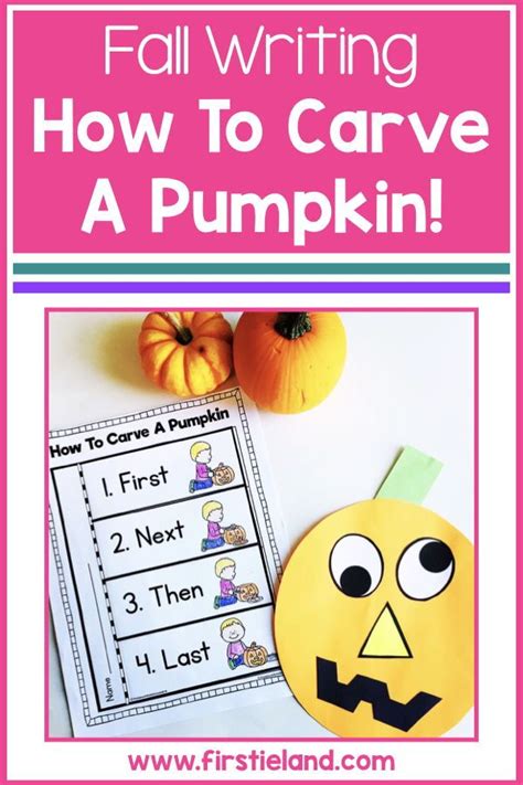 Procedural Writing Template How To Carve A Pumpkin Prompt Halloween