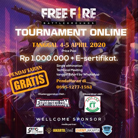 Contoh Brosur Turnamen Free Fire – Pigura
