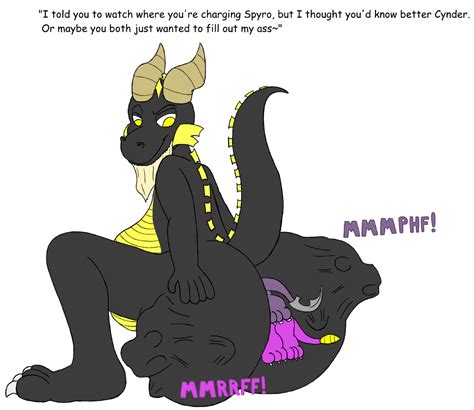 Rule 34 Anal Vore Anthro Ass Big Butt Cynder Dragon Group Huge Butt Simple Background Solo