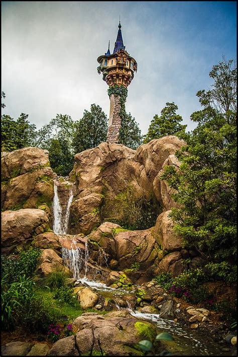 Rapunzels Tower Rises Above The Woods At Walt Disney World Walt
