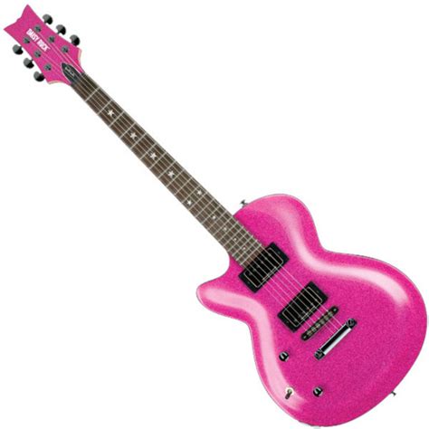 Daisy Rock Candy Classic E Gitarre Linkshändermodell In Atomic Pink