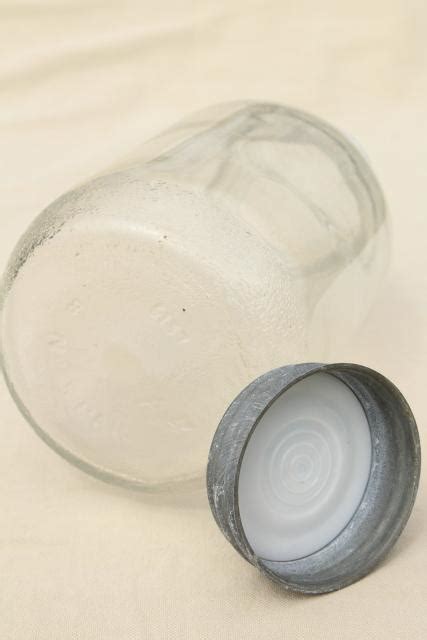 vintage half gallon pickle jar w wire handle 2 qt ball 5 duraglas type clear glass