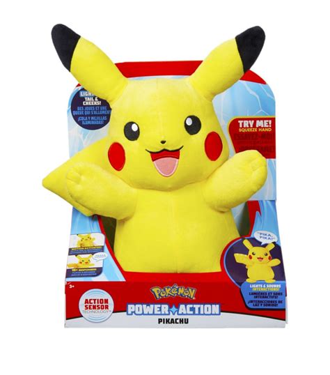 Pokemon Pikachu Power Action Plush Toy 31cm Harrods Uk