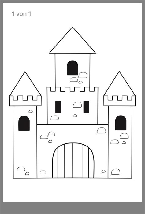 Castle Coloring Page, Colouring Pages, Coloring Books, Free Coloring