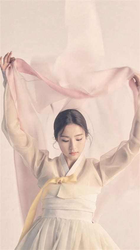 Hp65 Korean Asian Kpop Girl Dress Pink Wallpaper