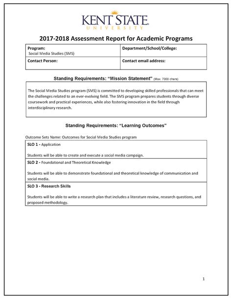 Evaluation Summary Report Template