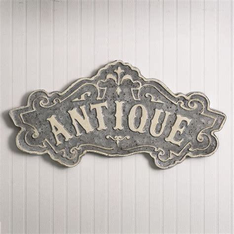 Antique Metal Sign Antique Signs Metal Signs Wall Signs