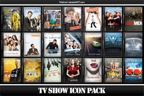 Tv Show Icon Pack 5 By Firstline1 On Deviantart