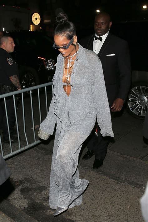 Rihanna At Met Gala After Party In New York Hawtcelebs