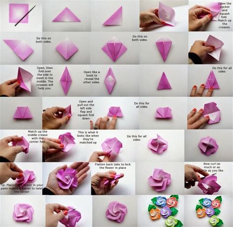 kawasaki rose origami instructions ~ 3d origami for kids