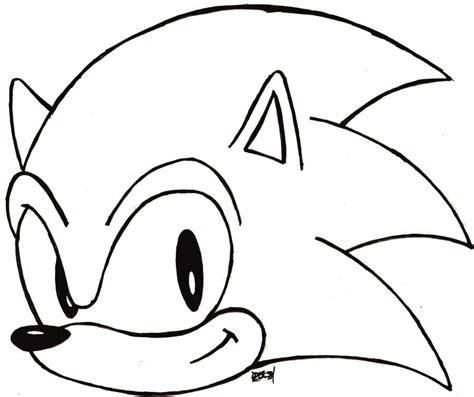 Template Sonic The Hedgehog Face