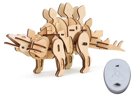 3d Wooden Puzzle Stegosaurus