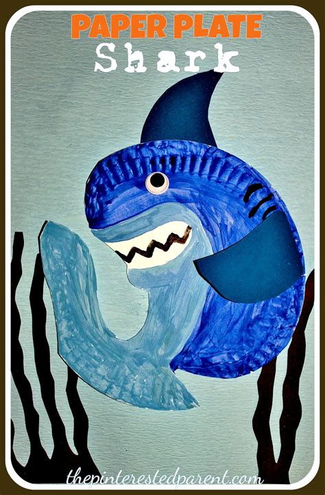 Paper Plate Sharks The Pinterested Parent