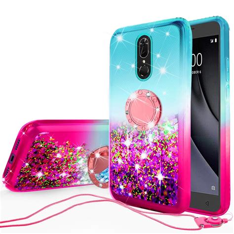 Cute Liquid Glitter Case For Nokia 31 Plus Case Ring Kickstand