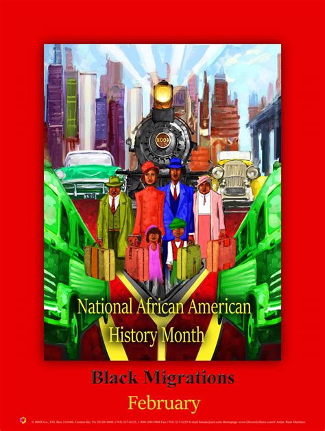 2019 National African American History Month Poster Diversitystorecom