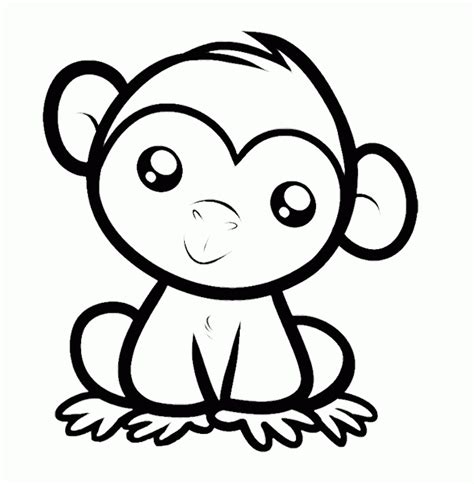 10 cute gorilla coloring pages for your little ones. Cartoon Monkeys Coloring Pages - Coloring Home