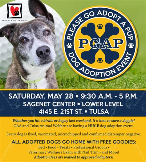 P.G.A.P Mega Dog Adoption Event - May 2022 - Oklahoma Animal Alliance