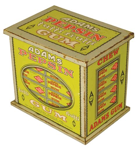 Tutti frutti (from italian tutti i frutti, all fruits; Adams Pepsin Tutti Frutti Gum, Tin Litho Display Box