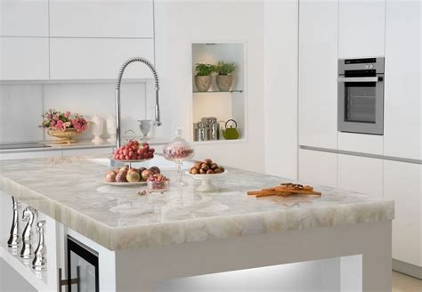 Quartz counters are now the leading competitor to granite for upscale kitchen and bath home improvement, remodeling and construction. Top 10 Countertops: Prices, Pros & Cons - Kitchen ...