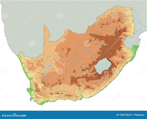 Africa Do Sul Relevo