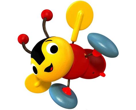 Buzzy Bee Pull Along Toy Bubs N Grubs