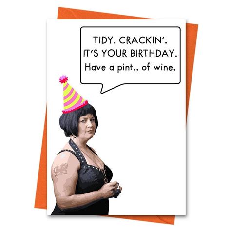 Buy Gavin And Stacey Birthday Card Funny Birthday Card Stacey Card Nessa Card Tidy Crackin