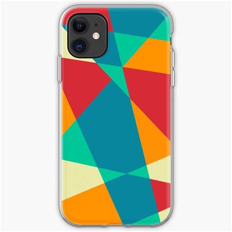 Colorful Shapes Pattern Iphone Case And Cover By Memstack Iphone Case