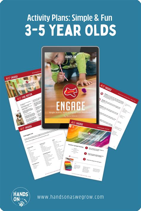 Engage Simple Activity Plans To Engage Your Preschooler Digital Pdf