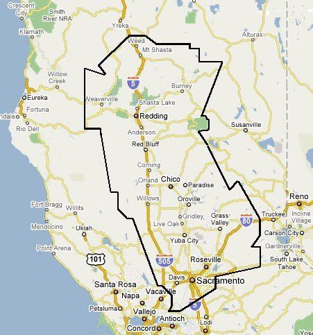 Maps California Sacramento Mission