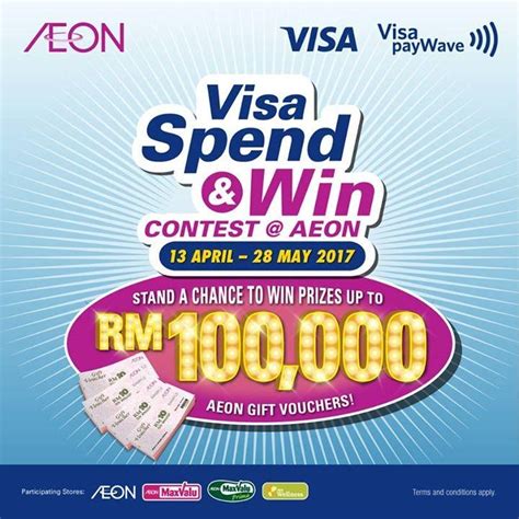 Amex 5% cashback on all categories including petrol (but excluding utilities and aeon big visa paywave 5% cashback. AEON Visa Spend & Win Contest | LoopMe Malaysia