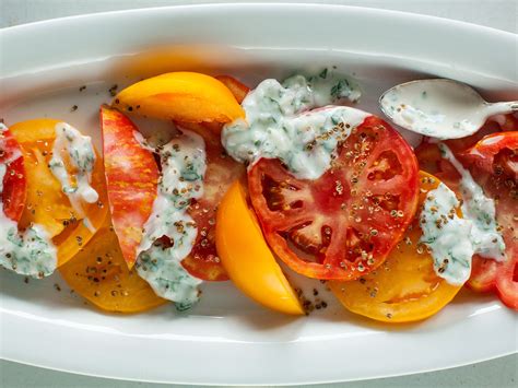 Nettsiden eksisterer ikke lenger links to english pages containing icelandic recipes. Recipe: Heirloom Tomato Salad with Basil-Yogurt Drizzle ...