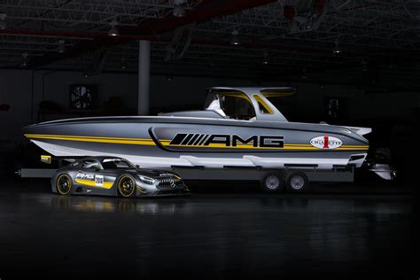 Boats competition racing running ships auto racing boat ship. Mercedes-AMG x Cigarette Racing 41 SD GT3 boat
