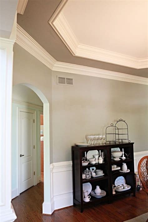 In a sense, this is true: crown molding inside tray ceiling | Home, Trendy living ...