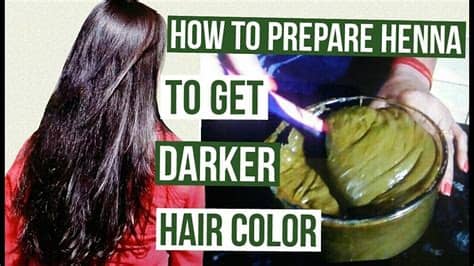 Henna refers specifically to the plant that provides the red color. How to prepare henna to get darker hair color | Henna Pack ...